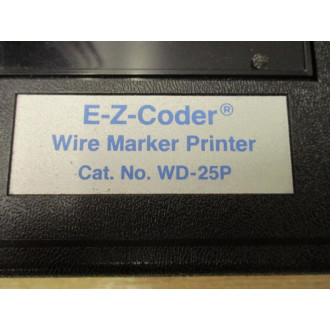 Thomas & Betts WD-25P E-Z-Coder Wire Marker Printer WD25P - Used