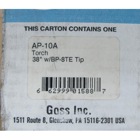 Goss AP-10A Torch AP10A