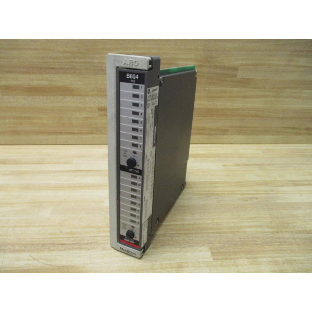 AEG Modicon AS-B804-116 Output Module ASB804116 - Used