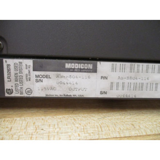 AEG Modicon AS-B804-116 Output Module ASB804116 - Used