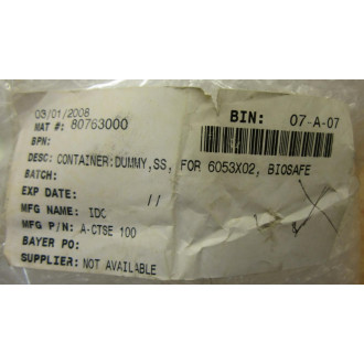 IDC A-CTSE 100 Dummy Service ACTSE100 - New No Box