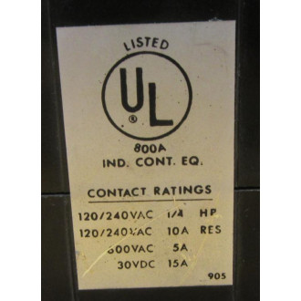 Agastat 70220B Time Delay Relay - Used
