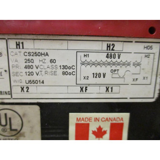 Rex CS250HA Transformer - New No Box