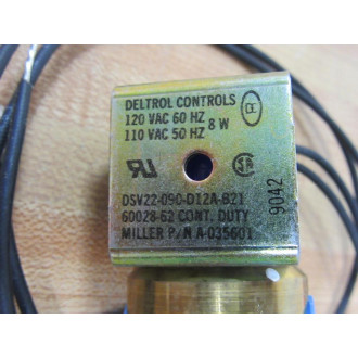 Deltrol Controls DSV22-090-D12A-B21 Valve Coil Miller A-035601 - New No Box
