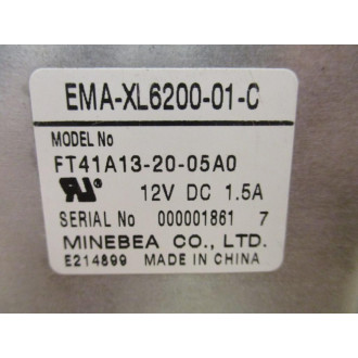 Minebea EMA-XL6200-01-C Fan Unit  FT41A13-20-05A0 ASA-BLM2 - New No Box