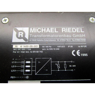 Michael Riedel RDRKN 10 Transformer RDRKN10 - Used