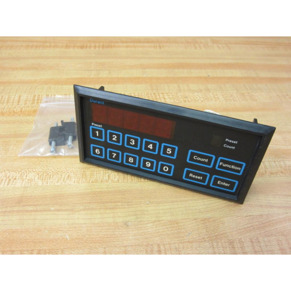 Eaton Durant 5882-1 5-Digit Count Control 58821-400 Front Panel Only - Used