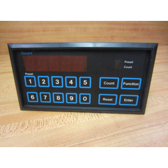 Eaton Durant 5882-1 5-Digit Count Control 58821-400 Front Panel Only - Used