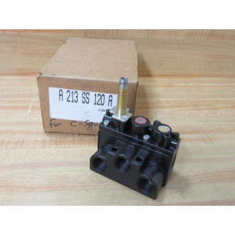Ingersoll-Rand A 213 SS 120 A ARO Solenoid Air Control Valve A212SS120A WO Coil