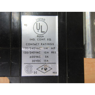 Agastat 7022AC Electropneumatic Relay WO Knob - Used