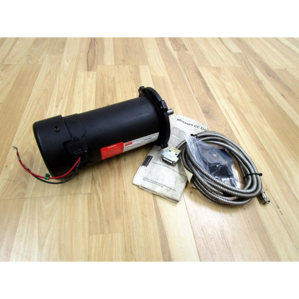 Dayton 2M168D Permanent Magnet DC Motor WCable & Hardware - New No Box