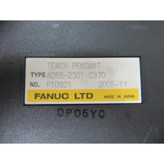 Fanuc A05B-2301-C370 Teach Pendant A05B2301C370 CrackedEncl. Only - Used