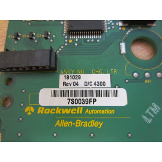 Allen Bradley 191029 Keypad Controller Base Bd 164953-04 - Used
