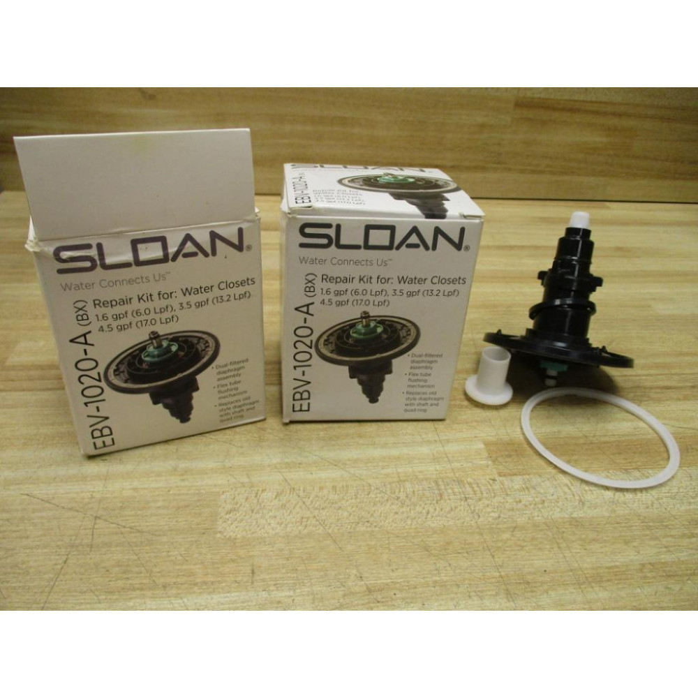 Sloan EBV-1020-A Water Closet Repair Kit EBV1020A (Pack of 2)
