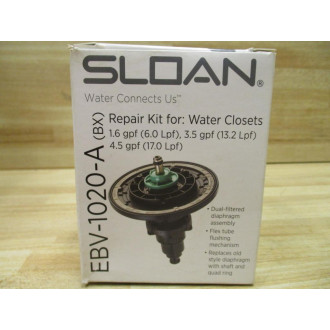 Sloan EBV-1020-A Water Closet Repair Kit EBV1020A (Pack of 2)