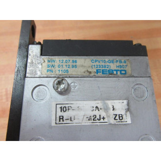 Festo 10P-10-8A-FBR-U-7M2J+WZB Valve 10P108AFBRU7M2JWZB - Used