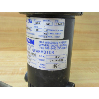 Bison 507-01-123H DC Gear Motor - Used