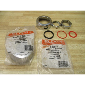 Sloan R-1010-A Spud Coupling & Flange Kit 3308080 (Pack of 2)