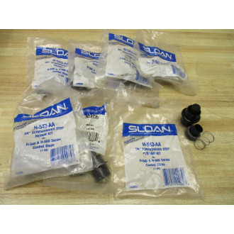 Sloan H-543-AA Screwdriver Stop Repair Kit 3308856 (Pack of 7)