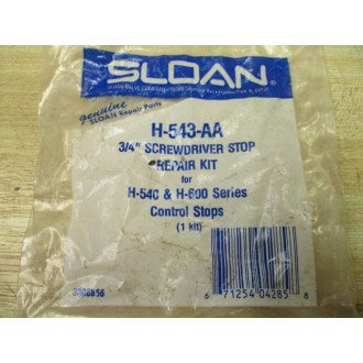 Sloan H-543-AA Screwdriver Stop Repair Kit 3308856 (Pack of 7)