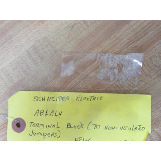 Schneider AB1AL4 Terminal Block Non-Insulated Jumper (Pack of 23)