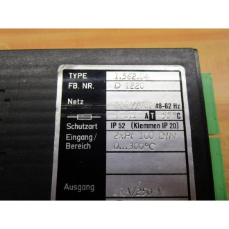 RTG 1.562.04 Temperature Controller D 1220 - Used