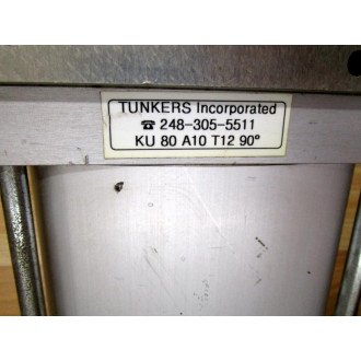 Tunkers KU 80 A10 T12 90° Pneumatic Clamp KU80A10T1290 WO Arm - Used