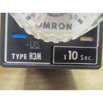 Omron H3M-US-120VAC Timing Relay H3M Series C - Used