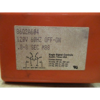 Eagle Signal 86Q2A604 Time Delay Relay - Used