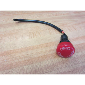 Omron A165E-S-03U E-Stop Switch A05B-2301-D002 6-P,6-W,Conn wInsul Sleeve - Used
