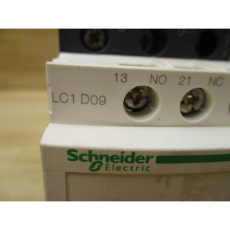 Schneider Electric LC1 D09 B7 TeSys Contactor LC1D09B7 (Pack of 2) - Used