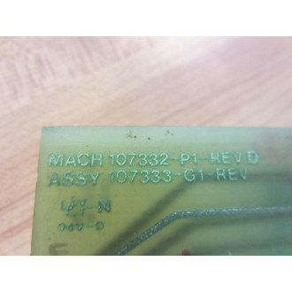 10733-G1 Circuit Board 10733G1 wo 1 Connector Latch - Used
