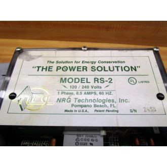 NRG Technologies RS-2 The Power Solution RS2 - Used