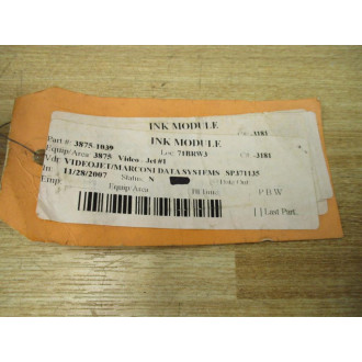 VideoJet SP371135 Marcon Ink Module Assembly - Used