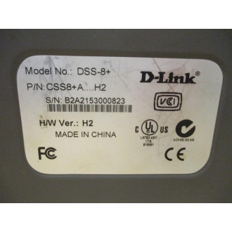 D-Link CSS8+A...H2 10100 Fast Ethernet Switch DSS-8+ - Used