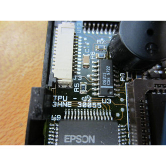 ABB 3HNS-00001 PC Board TPU-02 3HNE 30055 wCover & 5-Wire+Connector - Used