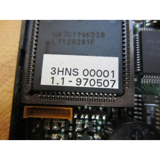 ABB 3HNS-00001 PC Board TPU-02 3HNE 30055 wCover & 5-Wire Lead - Used