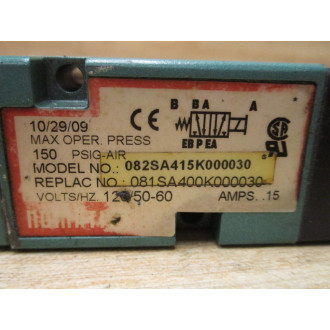 Numatics 082SA415K000030 Solenoid Valve 1 Coil (Pack of 2) - Used