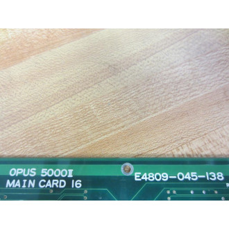 Okuma E4809-045-138 OPUS 5000II Main Card 16 E4809045138 - Used