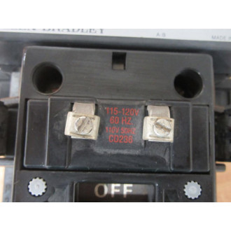 Allen Bradley 509-DOD Starter 509-D0D WO Overload Relay - Used