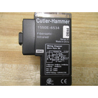 Cutler Hammer 1550E-6534 Fiberoptic-Infrared Sensor 1550E6534 - New No Box