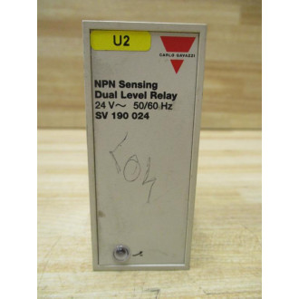 Carlo Gavazzi SV 190 024 Dual Level Relay SV190024 - Used