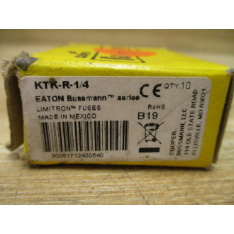 Cooper Bussmann KTK-R-14 Limitron Fuse KTKR14 (Pack of 10)