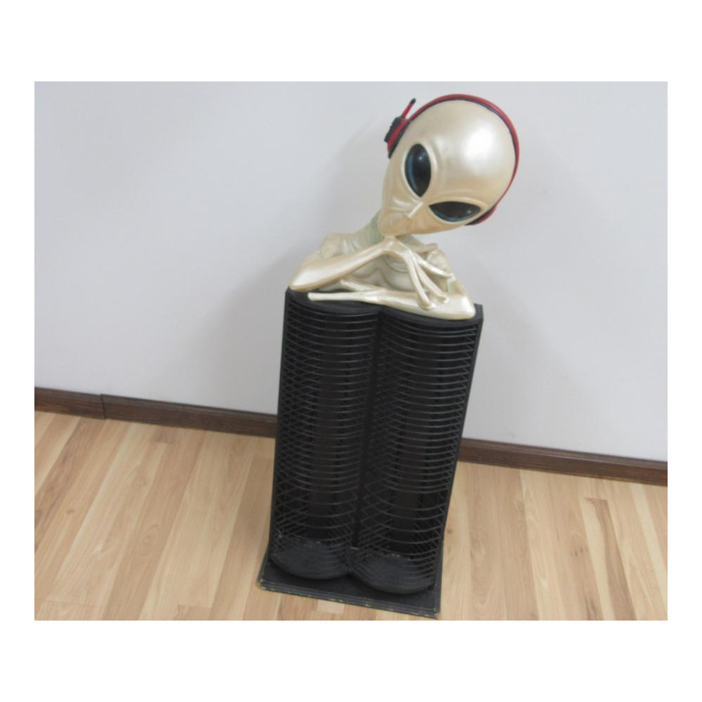 Rare Life-Size Alien CD Rack - Used