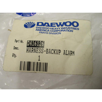 Daewoo D416126 Backup Alarm Harness