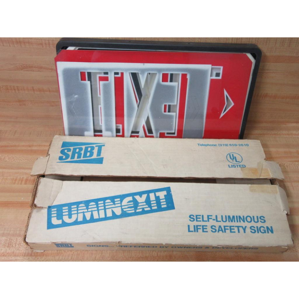 SRBT 573003 Luminexit Life Safety Exit Sign SRBT 573003 Luminexit Life Safety Exit Sign