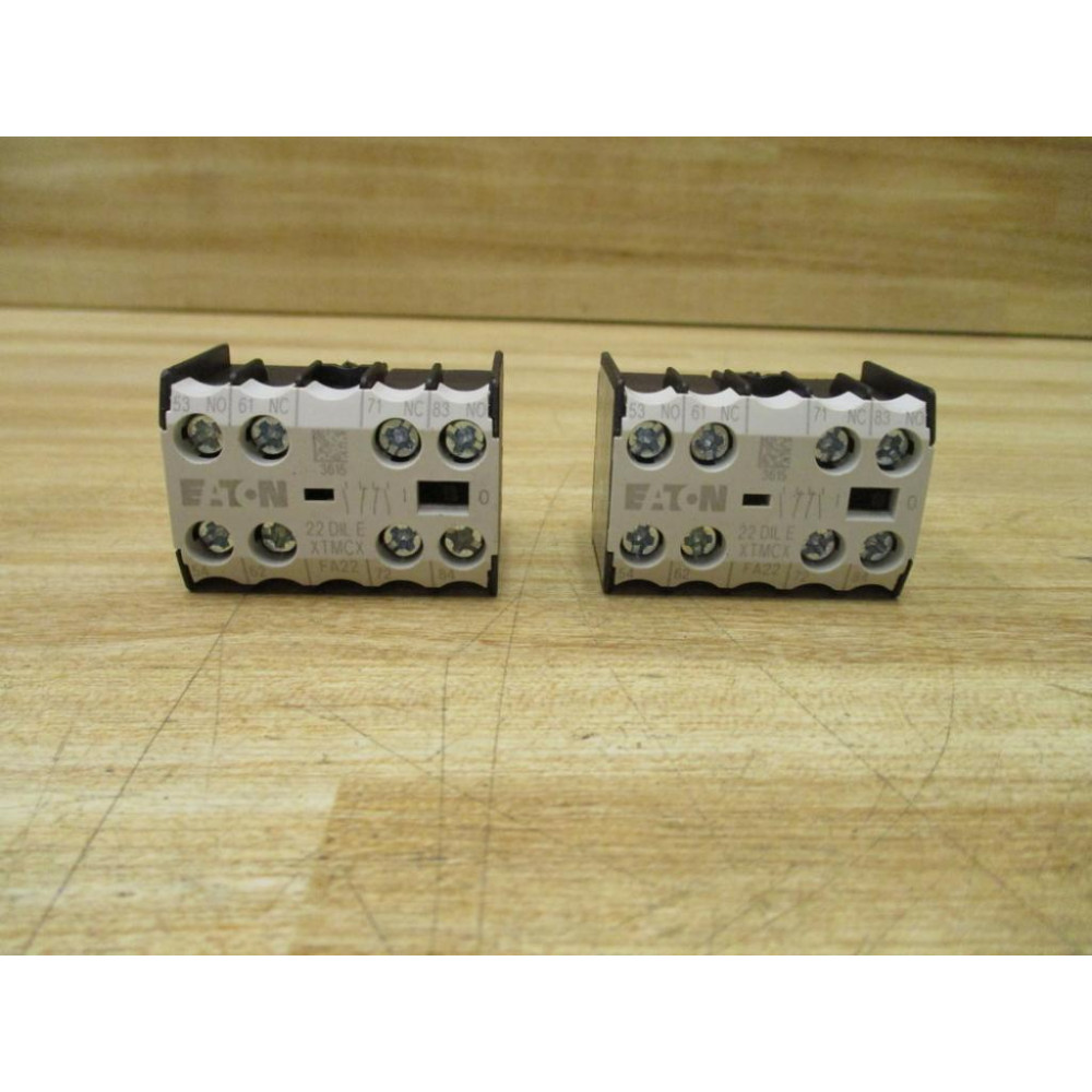 Eaton 22 DILE-XTMCX-FA22 Mini Contactor XTMCXFA22 (Pack of 2) - New No Box