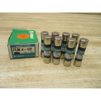 Littelfuse FLM 4-12 Midget Fuse FLM412 (Pack of 8)