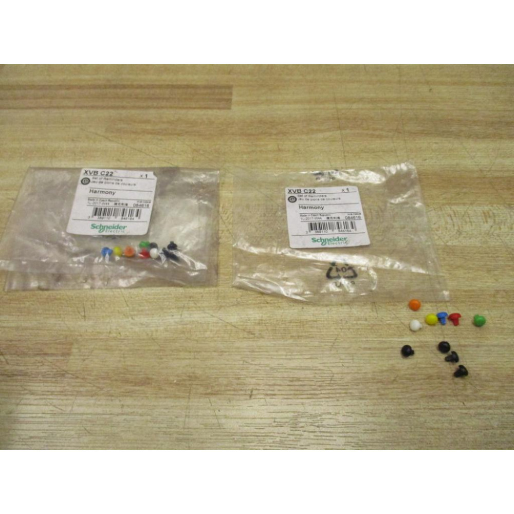 Schneider Electric XVB C22 Harmony Indicating Bank Markers XVBC22 (Pack of 2)