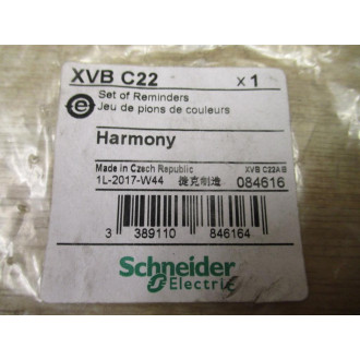 Schneider Electric XVB C22 Harmony Indicating Bank Markers XVBC22 (Pack of 2)